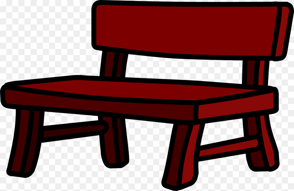 Bank Bench Furniture Garden Park Sit Clipart Bench, Chair Free Png Download