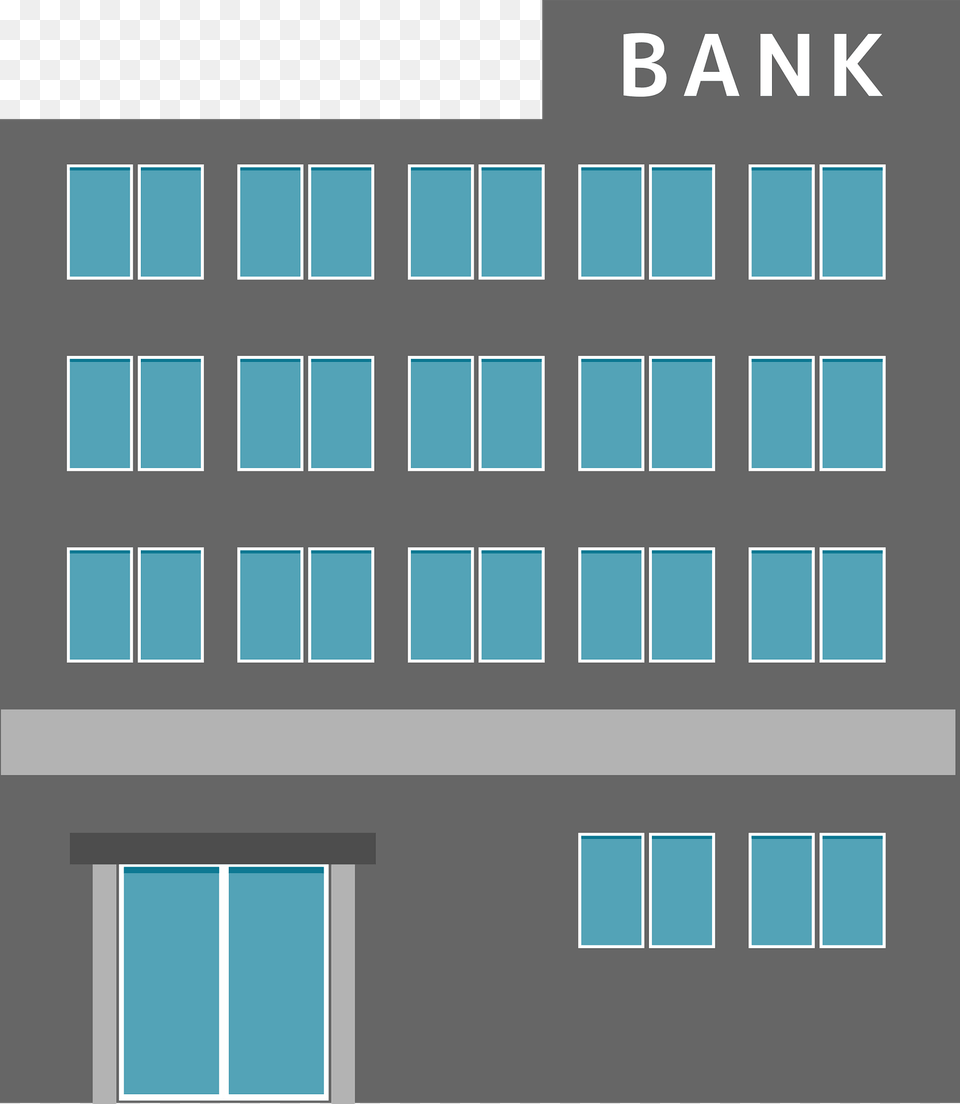 Bank Building Clipart, City, Architecture, Condo, Housing Free Transparent Png