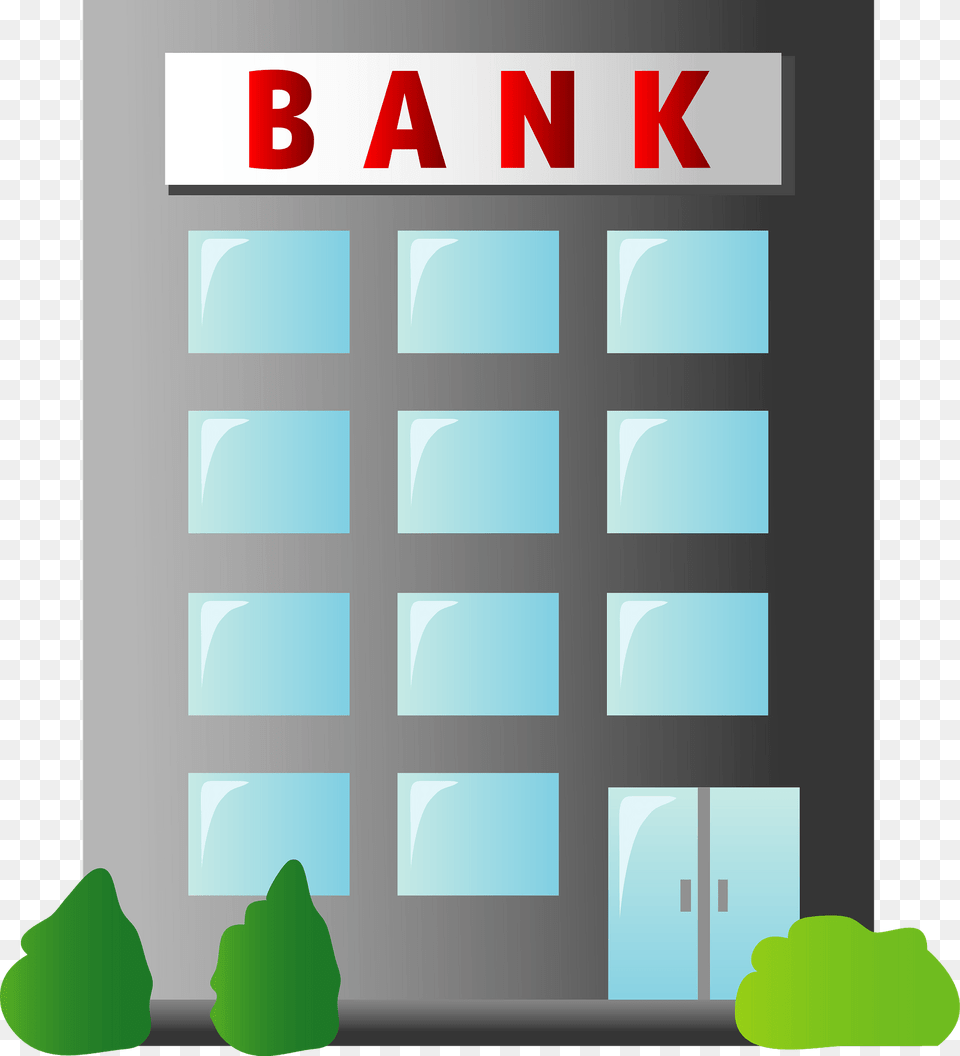 Bank Building Clipart, Electronics Free Transparent Png