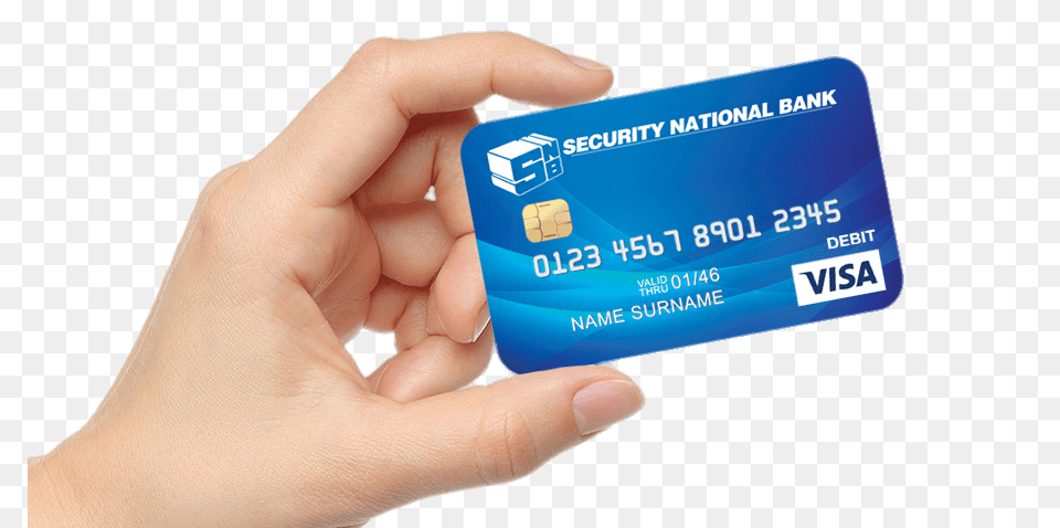 Bank Card In Hand, Text, Credit Card Free Png Download