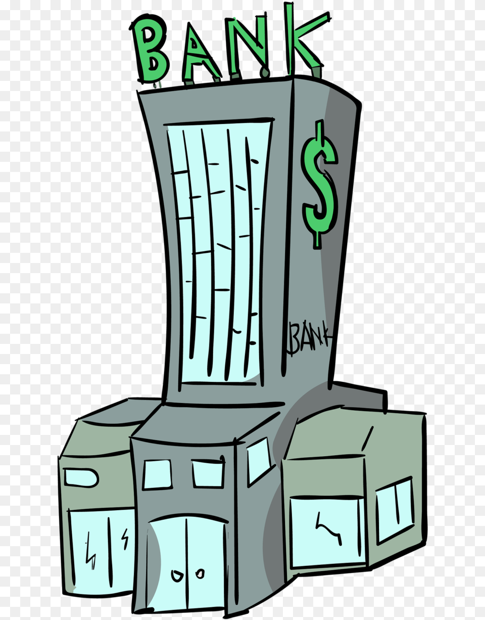Bank Clipart Bangunan Clipart Bank Cartoon, Furniture, Number, Symbol, Text Png Image