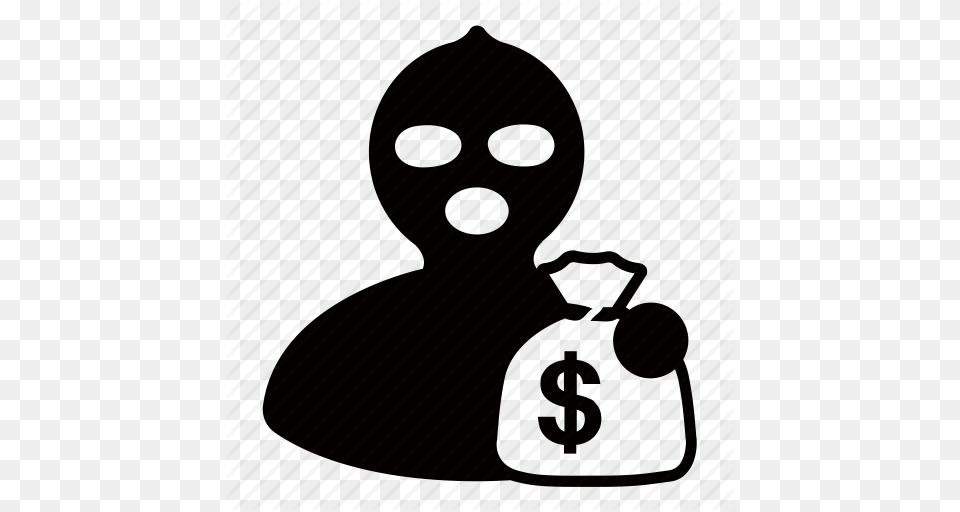 Bank Criminal Money Robber Steal Theft Thief Icon Free Png