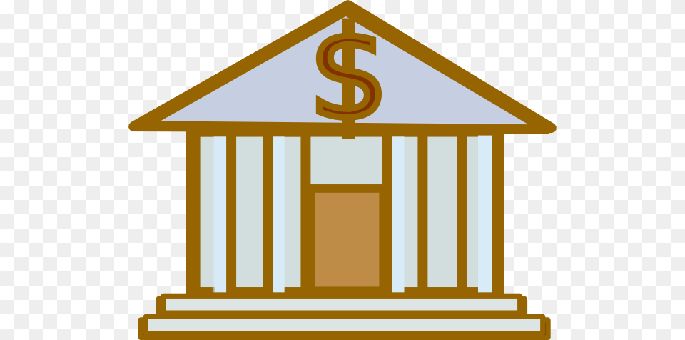 Bank Dollar Brown Clip Art, Gate, Outdoors Free Transparent Png