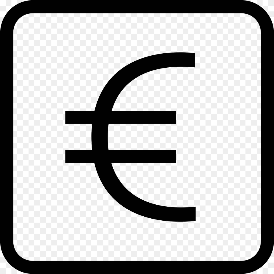 Bank Euro Icon Icono Curriculum, Gray Free Png