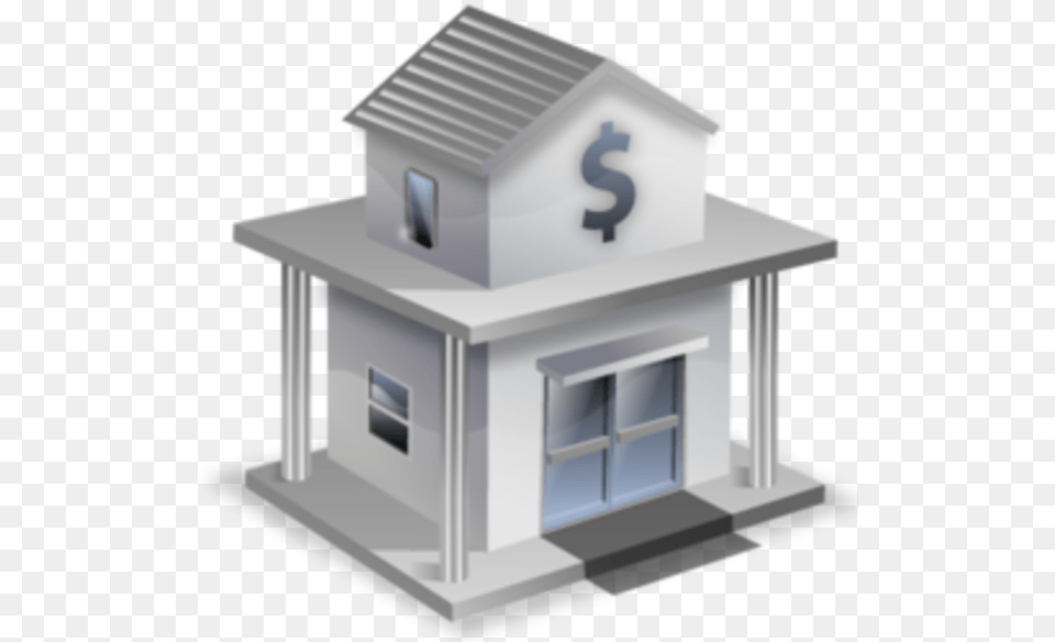 Bank Icon 3d, Architecture, Building, Housing Free Png