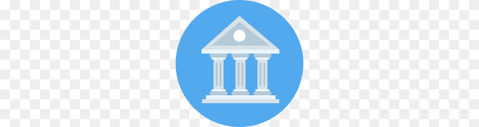 Bank Icon Flat, Outdoors, Architecture, Pillar, Building Png Image