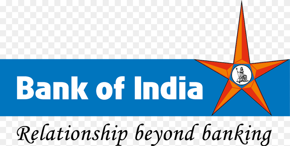 Bank Of India Logo Stc Kolkata Bank Of India, Symbol, Star Symbol, Person Png Image