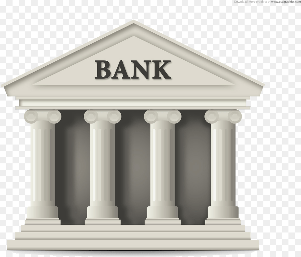 Bank Pic Bitcoin Bank, Architecture, Pillar, Building, Parthenon Free Png