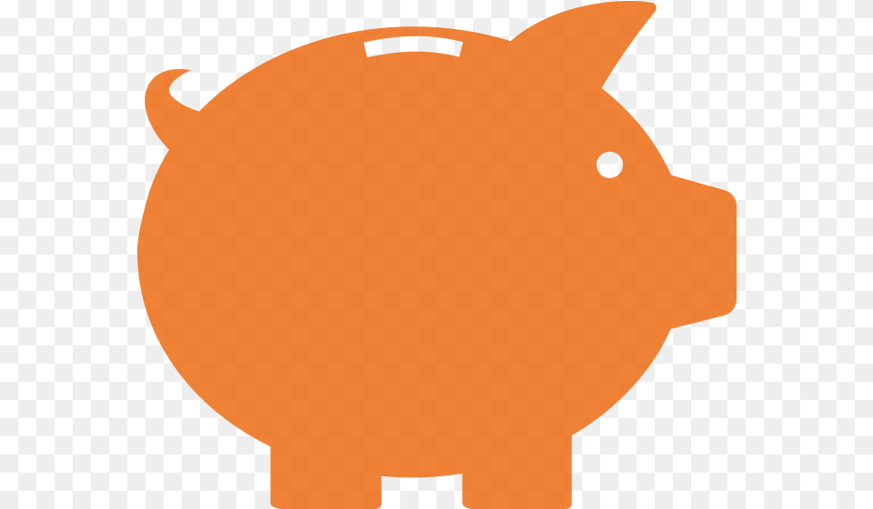 Bank Vault Getting Started Piggy Bank Clipart Orange Clip Art, Piggy Bank Png Image