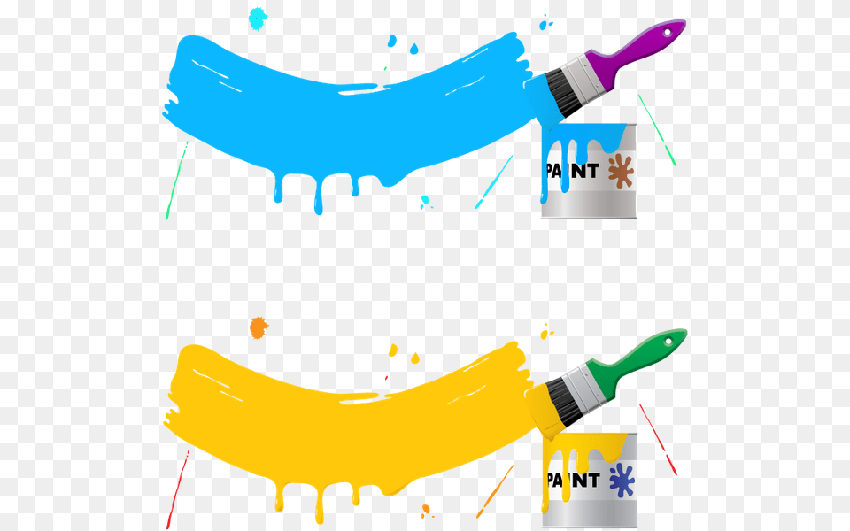 Banka Kraski Paint Can Kraska Malyarnaya Kist Paint Vector Paint, Brush, Device, Tool Free Png