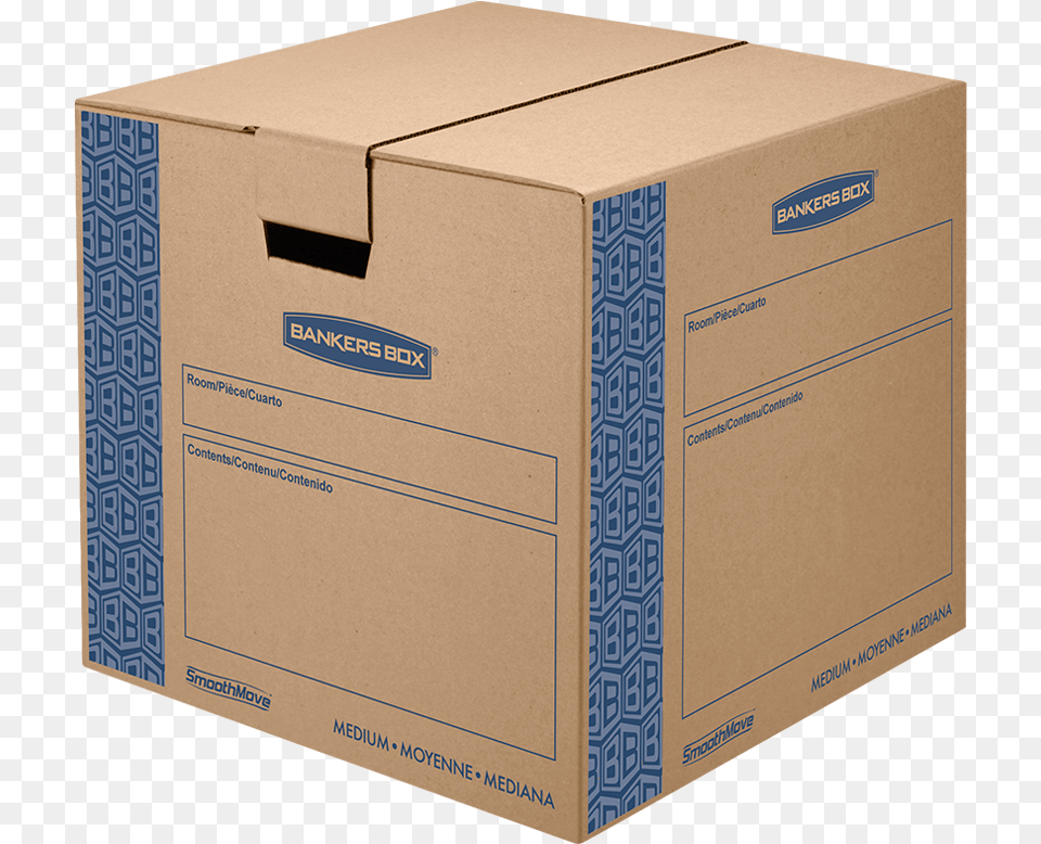 Bankers Box Smoothmove Moving Amp Storage Cardboard Boxes Walmart Canada, Carton, Package, Package Delivery, Person Free Png