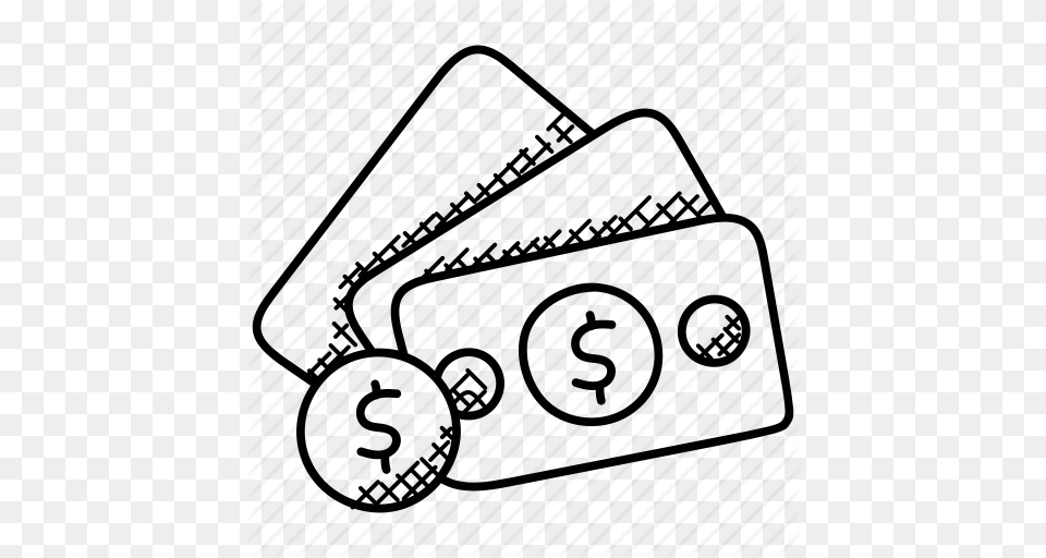 Banknotes Finance Money Money Pile Money Stack Icon, Machine, Spoke, Weapon Free Png Download