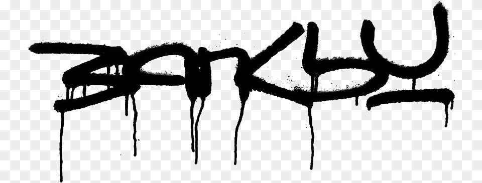 Banksy Spray Paint Name, Handwriting, Text Free Png