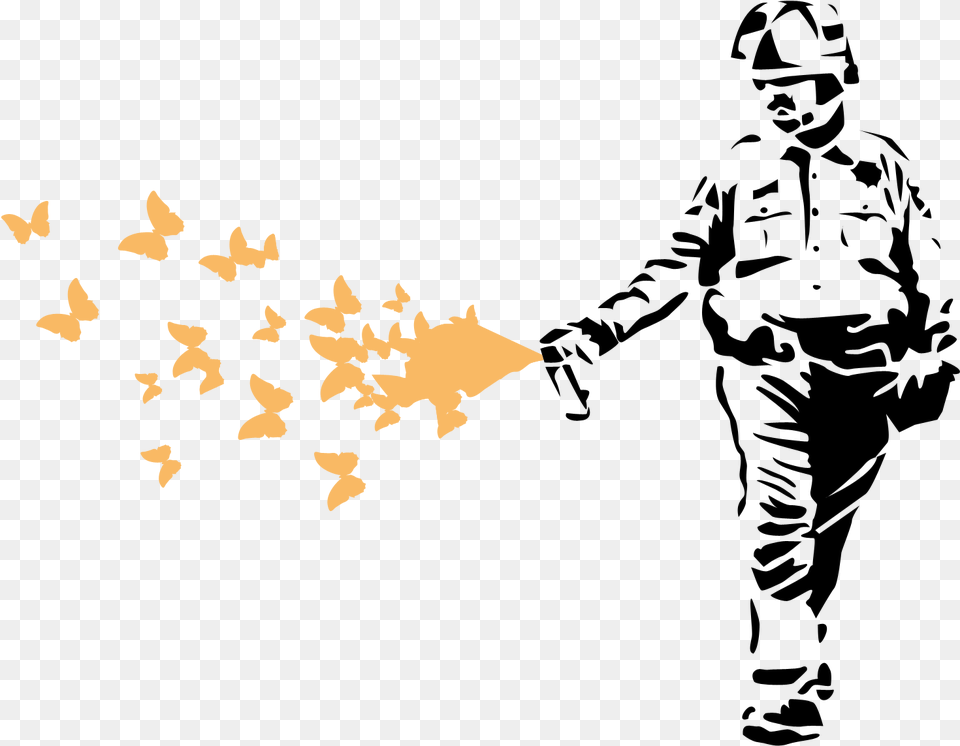 Banksy Transparency Download Pepper Spray Cop Banksy, People, Person Free Transparent Png