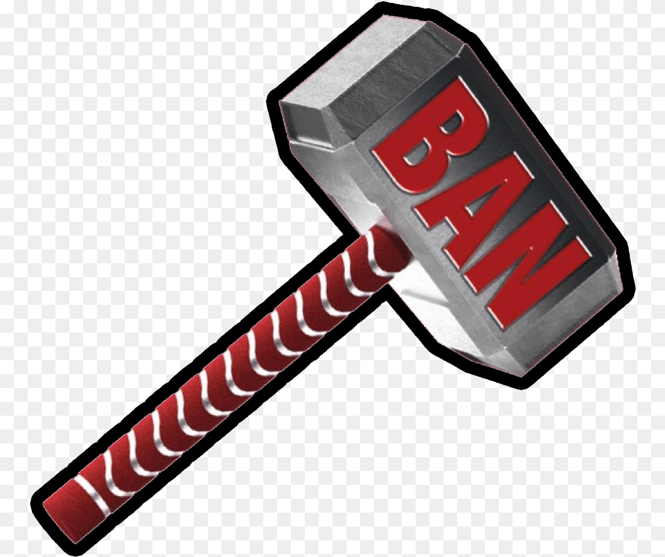 Banned Hammer Ban Hammer Device, Tool, Dynamite, Weapon Free Transparent Png