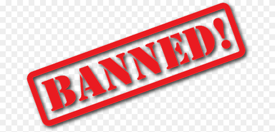 Banned Logo Quarantine Stamp, Sticker, Dynamite, Weapon Free Png Download