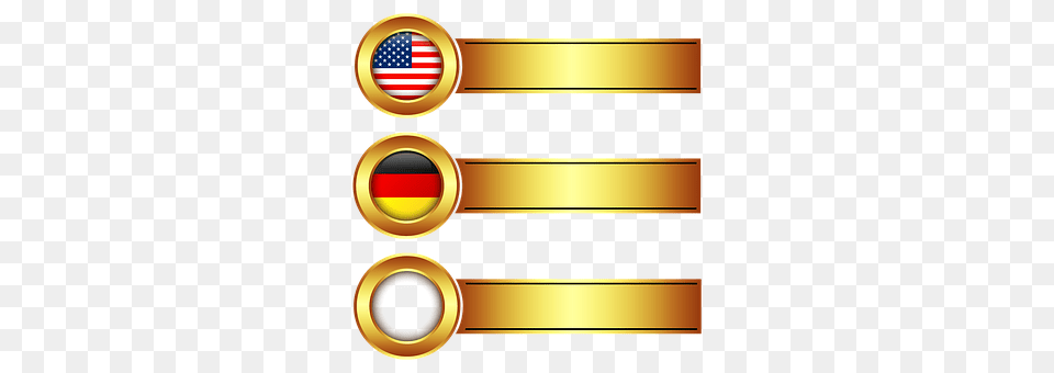 Banner Gold, American Flag, Flag Png Image