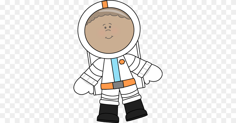 Banner Astronaut Clipart Astronaut Clipart Black And White, Face, Head, Person, Baby Free Png Download