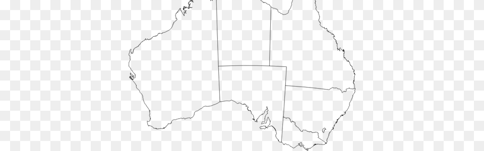 Banner Australian Map Outline K Pictures Full Graphics, Chart, Plot, Nature, Outdoors Free Png Download