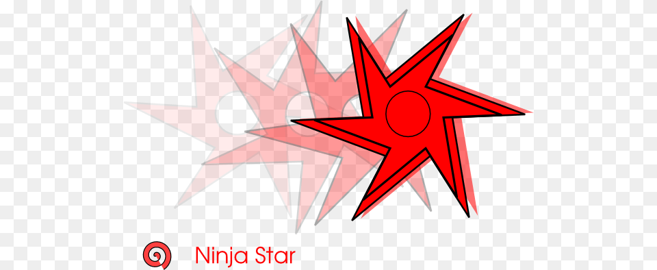 Banner Black And White Jacksons Clip Art At Clker Com Ninja Stars Clipart, Logo, Symbol, Star Symbol, Rocket Png Image