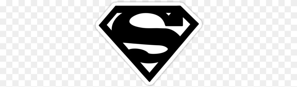 Banner Black And White Library Black And White Panda Logo Superman, Sign, Symbol Free Transparent Png