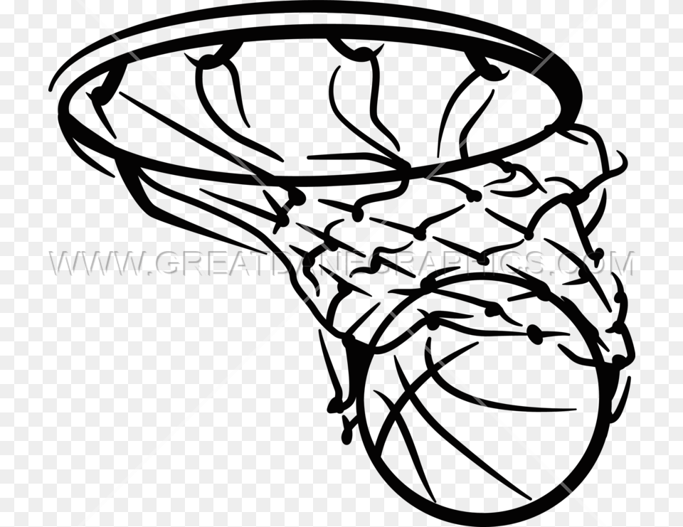 Banner Black And White Library In Production Ready Basketball In Net, Hoop, Bow, Weapon Free Png
