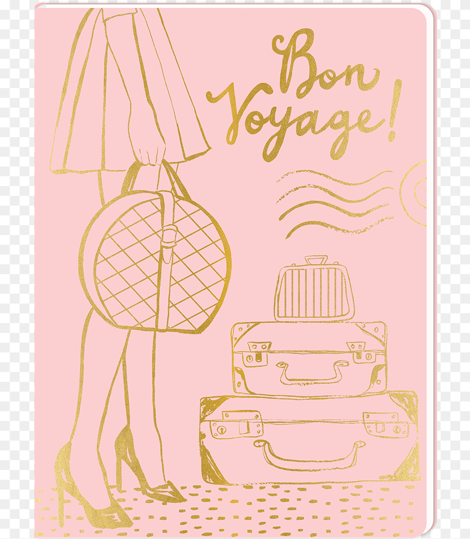 Banner Black And White Napkin Drawing On Lined Paper Touch Of Europe Lady Jayne Bon Voyage Passport Cover, Accessories, Bag, Handbag, Lamp Free Png Download