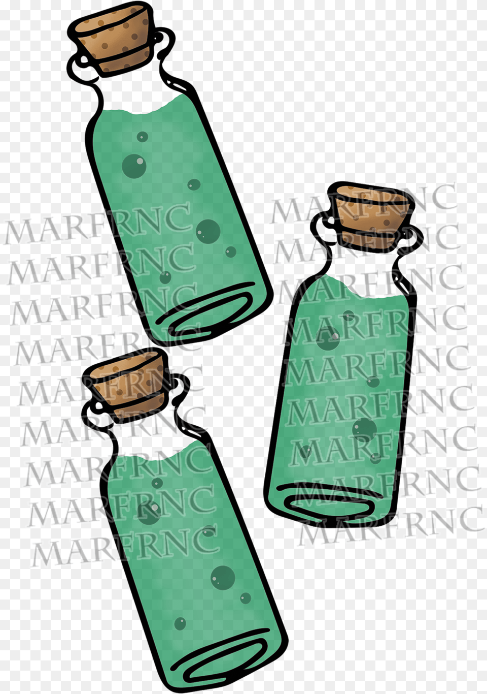 Banner Black And White Poison Vial Clipart Glass Bottle, Cork Free Transparent Png