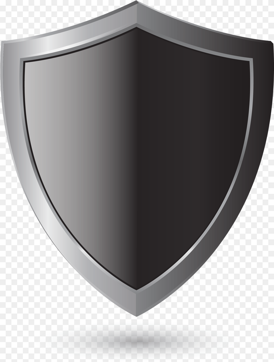 Banner Black And White Shield Black To Shield, Armor, Plate, Blackboard Free Transparent Png