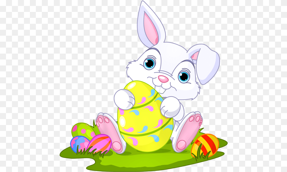 Banner Black And White Stock Easter Clipart Watercolor Cute Cartoon Easter Bunny, Egg, Food Free Png