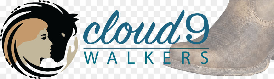 Banner Cloud 9 Walkers Logo, Boot, Clothing, Footwear, Cowboy Boot Free Png Download