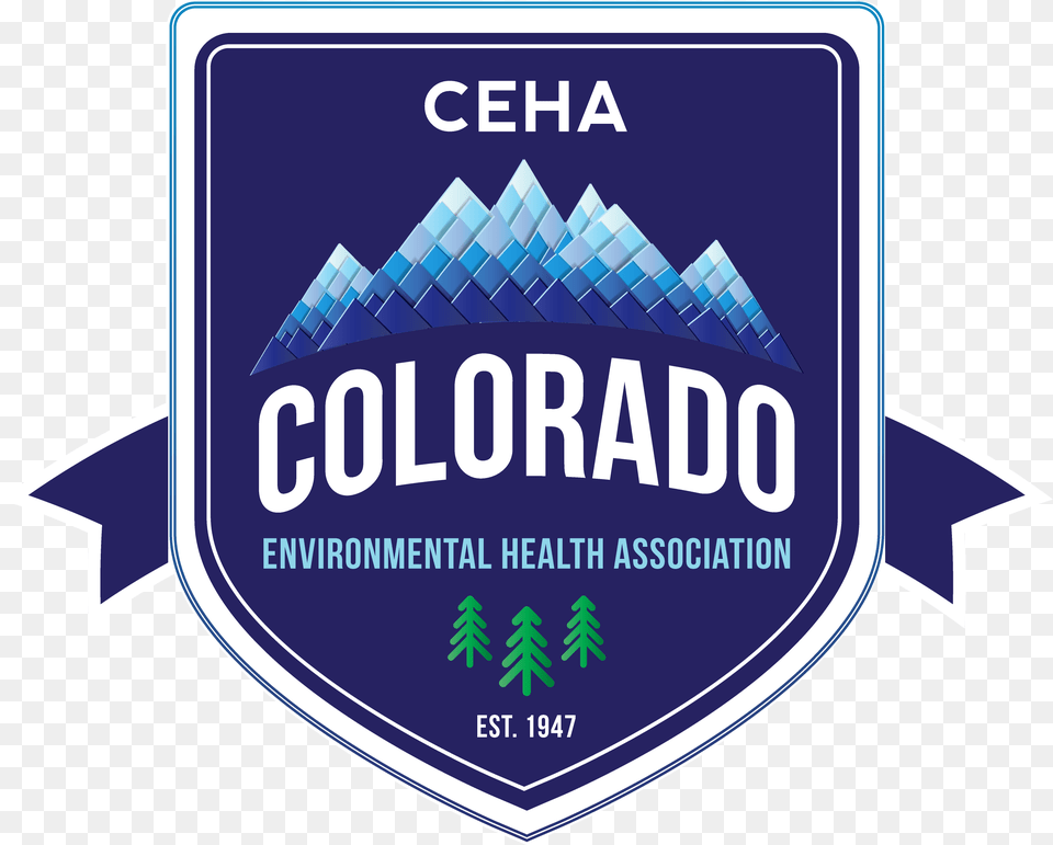 Banner Colorado Environmental Health Association, Badge, Logo, Symbol Free Transparent Png