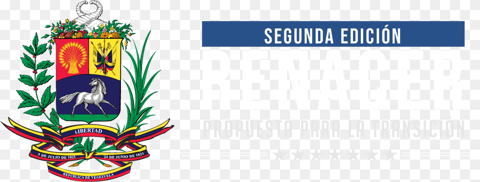 Banner De Renacer Coat Of Arms Of Venezuela, Emblem, Symbol, Logo, Plant Free Png Download
