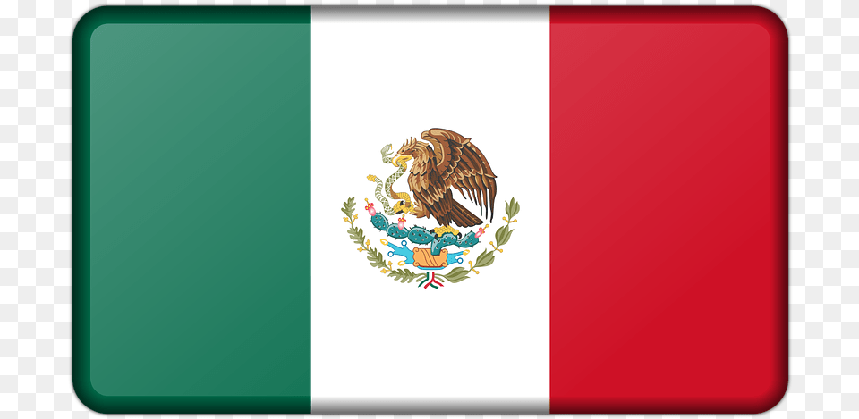 Banner Decoration Flag Mexico Sign Signal Symbol Mexico Latin America Flag, Animal, Bird, Mexico Flag Png Image