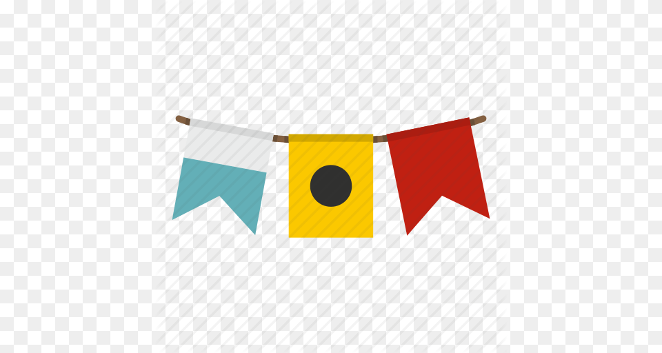 Banner Element Event Flag Garland Party Pennant Icon Free Png Download