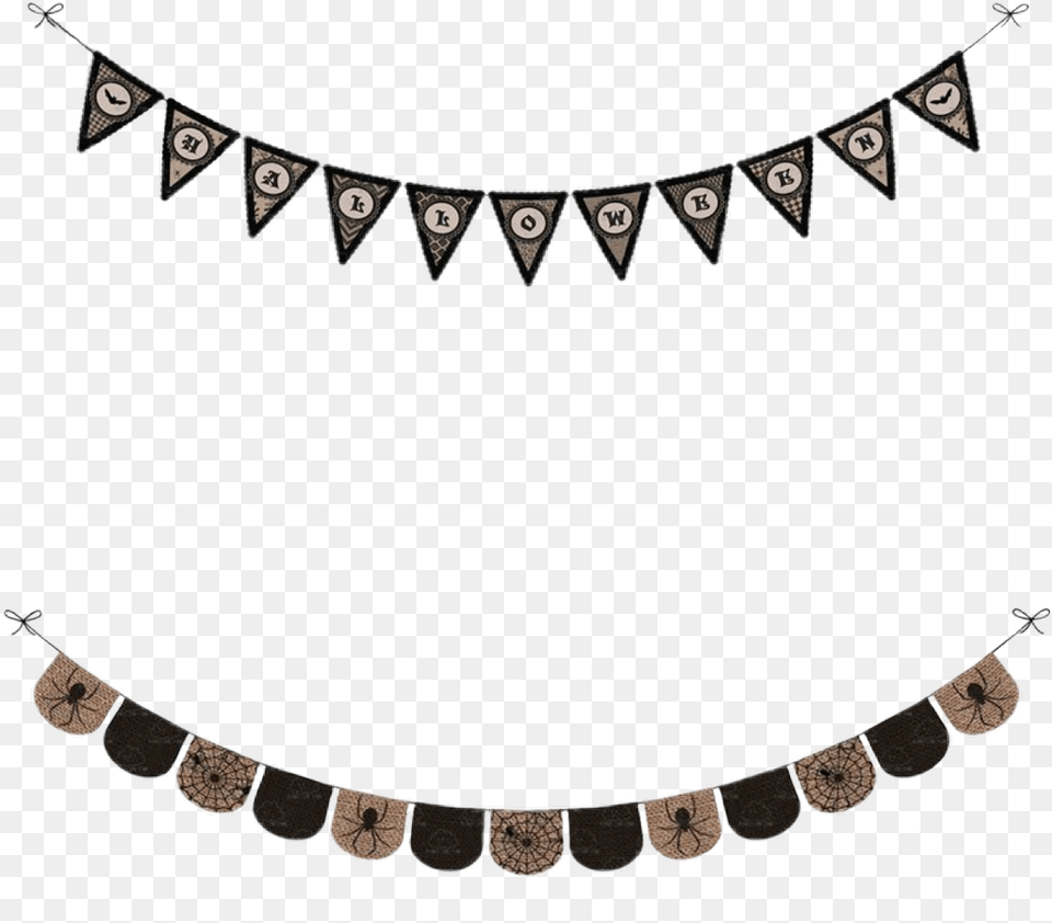 Banner Flag Pennant Bunting Garland Halloween Kinderzimmer Fhnchen, Accessories, Jewelry, Necklace Free Png Download