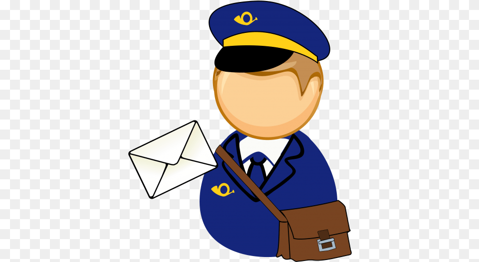 Banner Free Download Postman Free Images Toppng Post Man Clipart, People, Person, Captain, Officer Png Image