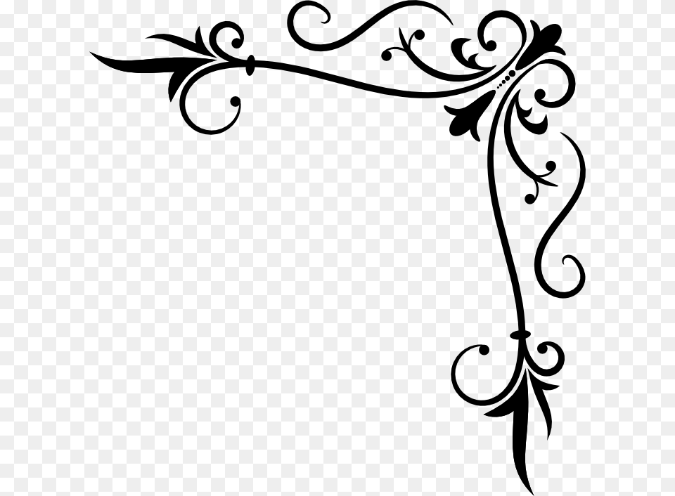 Banner Free Library Collection Of Free Accenting Clipart Corner Clipart, Art, Floral Design, Graphics, Pattern Png