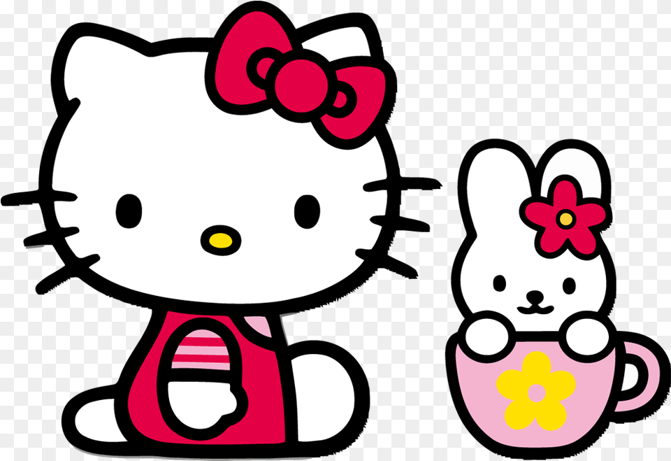 Banner Free Library Friends Vector Kitty Party Transparent Hello Kitty, Plush, Toy, Baby, Person Png Image