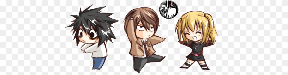 Banner Freeuse Library Drawing Chibis Death Note L Death Note Cute, Publication, Book, Comics, Adult Png