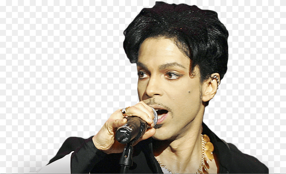 Banner Freeuse Library Prince Transparent Singer Prince Rogers Nelson Mtv, Male, Microphone, Man, Photography Png