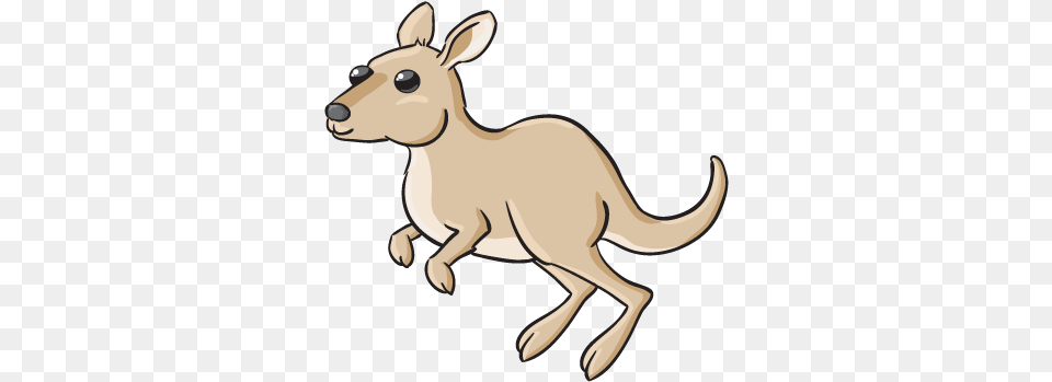 Banner Freeuse Stock Baby Kangaroo Clipart Cartoon Kangaroo No Background, Animal, Mammal Png