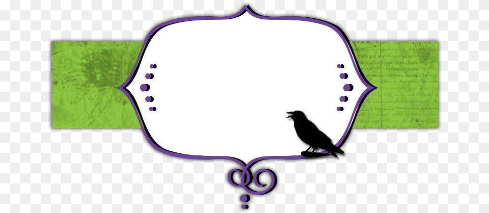 Banner Halloween, Animal, Bird, Silhouette, Blackbird Png