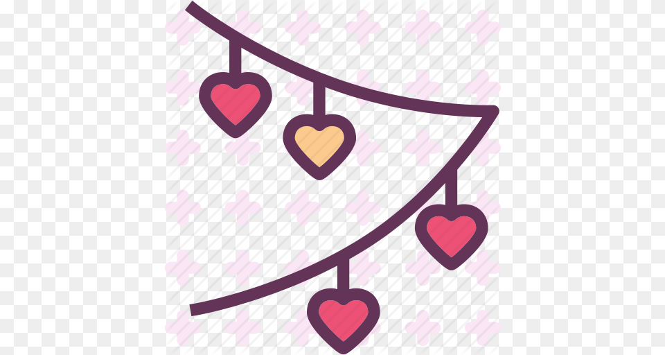Banner Heart Love Romance Icon, First Aid, Pattern Free Png Download