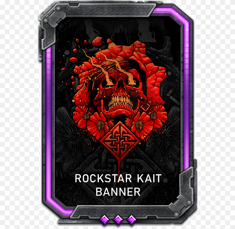 Banner Kait Gears 5 Rockstar Banners, Emblem, Symbol, Electronics, Mobile Phone Free Png