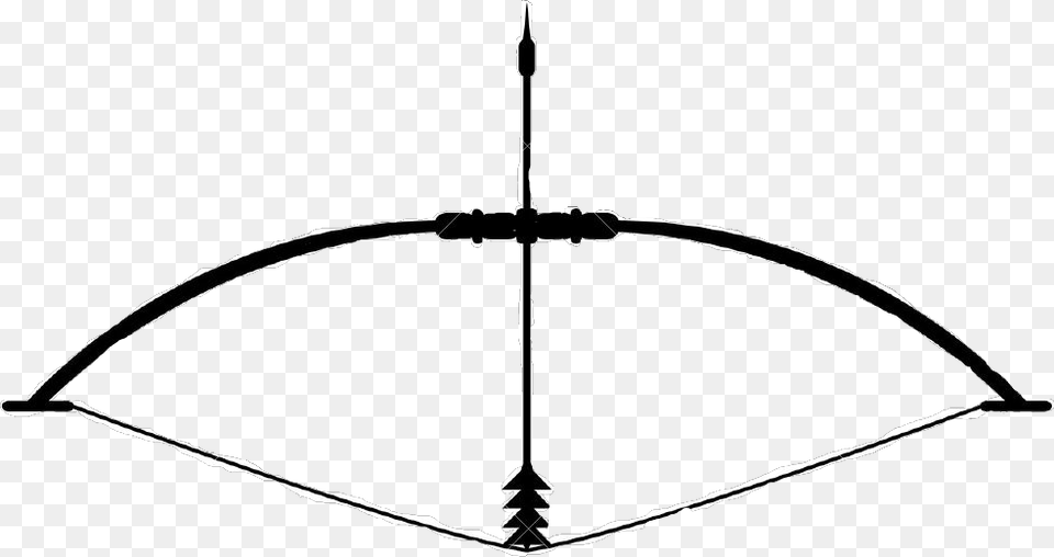 Banner Library Compound Bow Silhouette At Bow And Arrow, Weapon Free Png Download