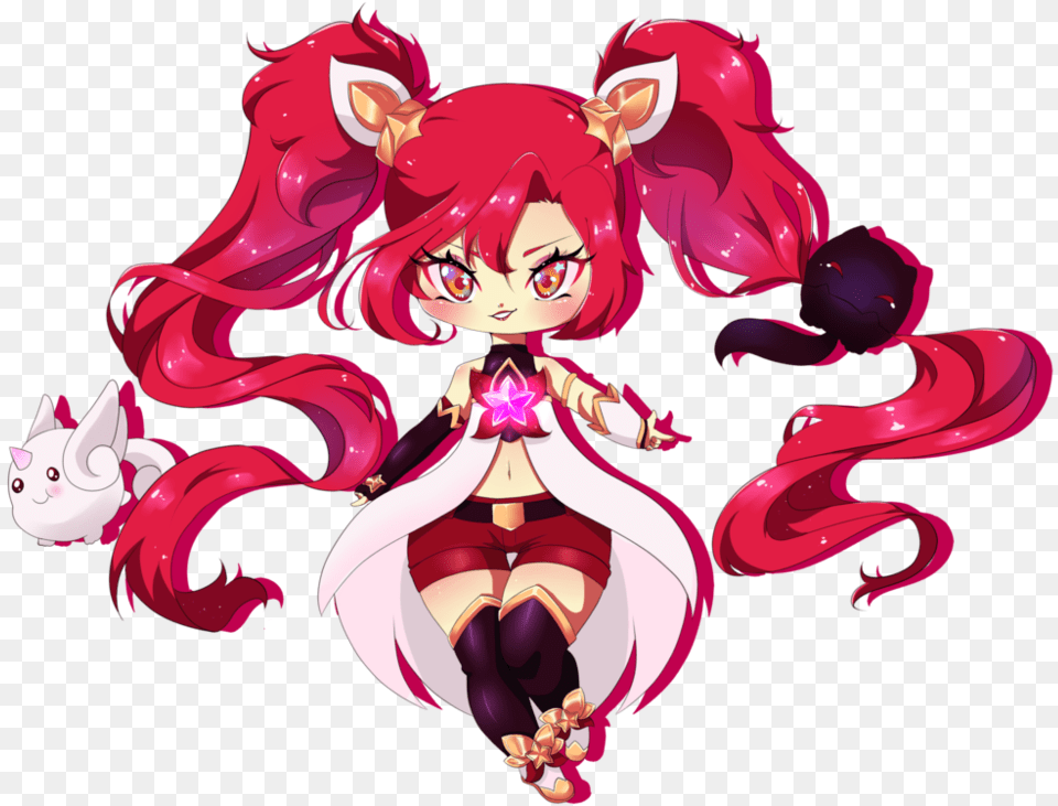 Banner Library Jinx Star Guardian By Cupcake Jinx Star Guardian Chibi, Book, Comics, Publication, Art Png Image