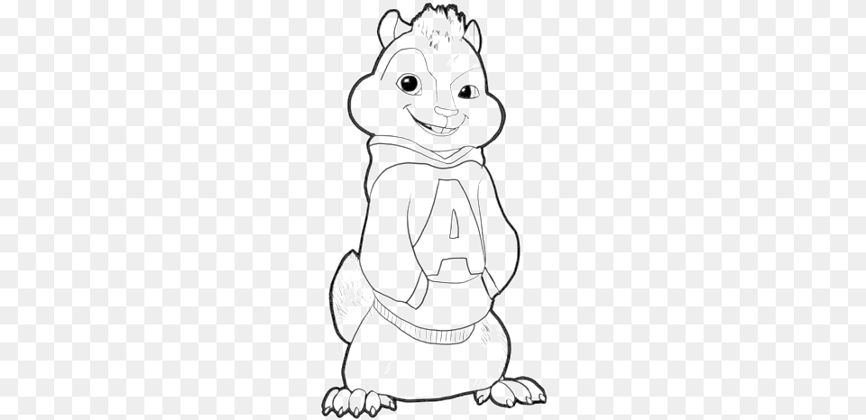 Banner Library Library Chipmunk Clipart Coloring Sheet Alvin The Chipmunk Coloring Pages, Stencil, Bag, Adult, Bride Png