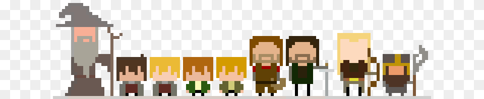 Banner Library Lord Of The Rings Shall Lord Of The Rings Pixel Art Png Image