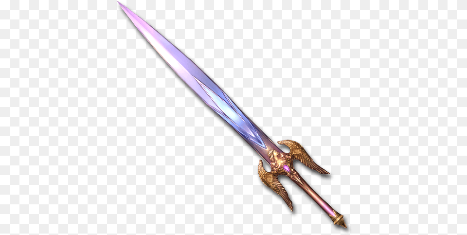 Banner Library Sword Granblue Fantasy Wikia Angel Sword, Weapon, Blade, Dagger, Knife Free Png